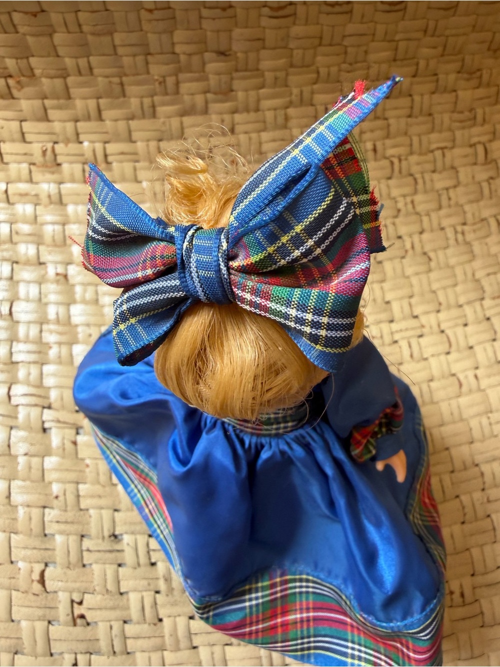 Madame Alexander 8” Amy Doll Blue W Plaid Dress Storyland - Picture 7 of 9